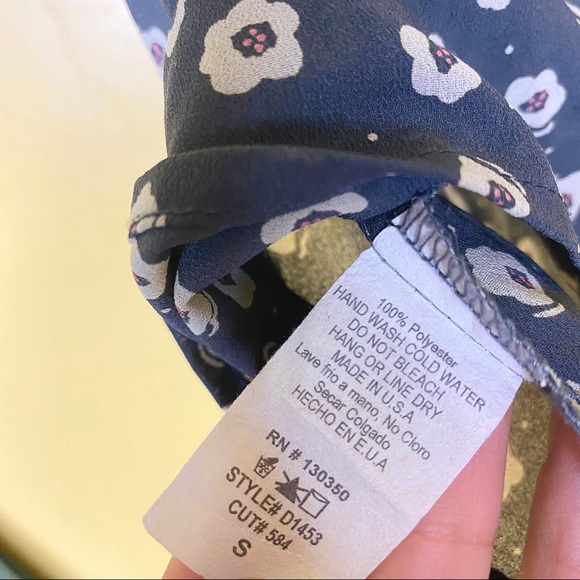 Peppermint Floral Print Boho Mini dress - Size S - Picture 7 of 8